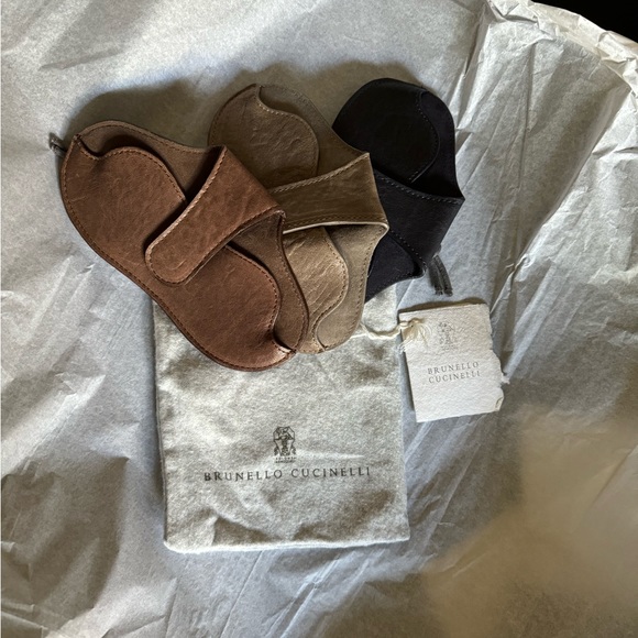 Brunello Cucinelli Sunglasses Holder - Light Brown - Picture 4 of 5